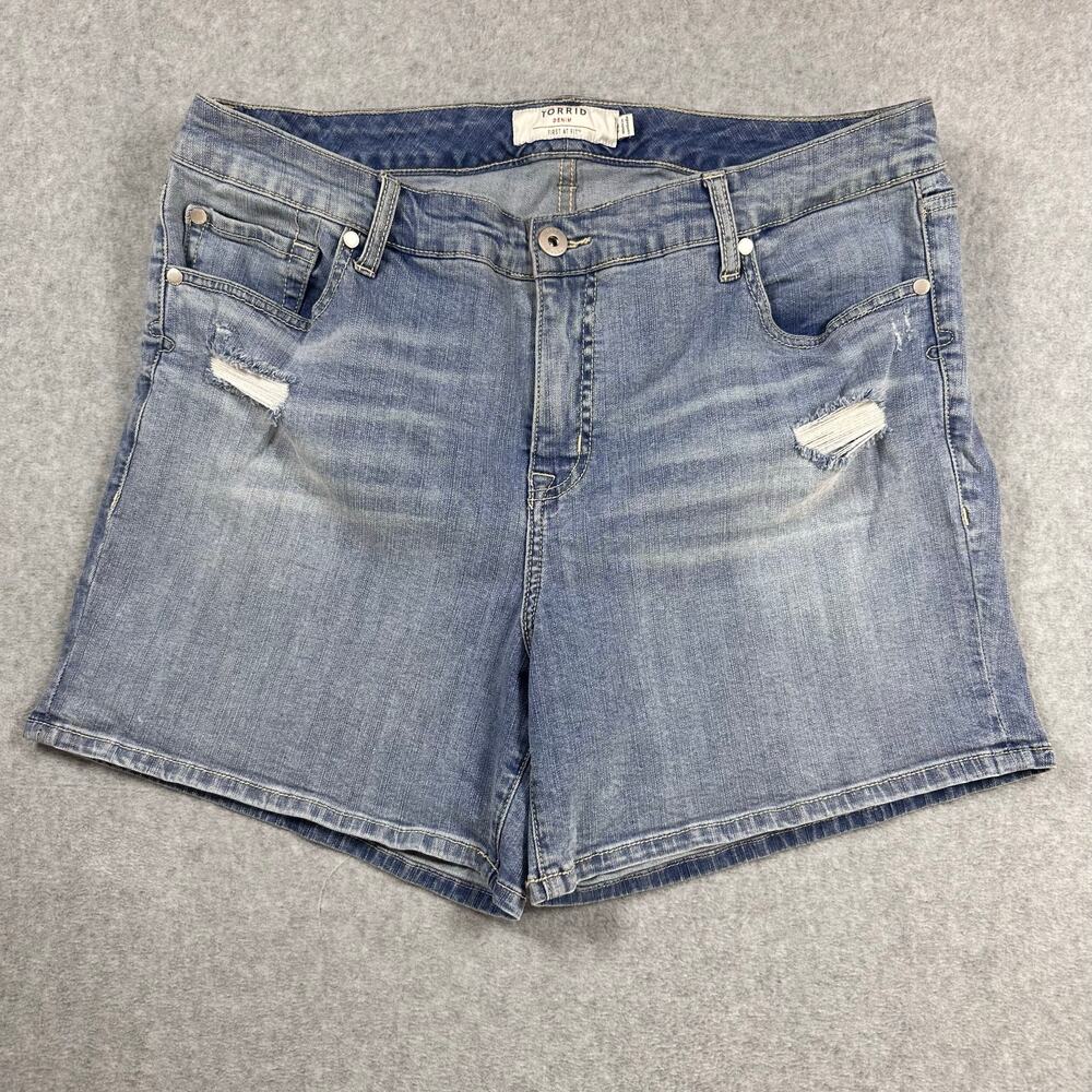 Torrid Vintage Stretch High Rise Shorts 3.5” Size Plus